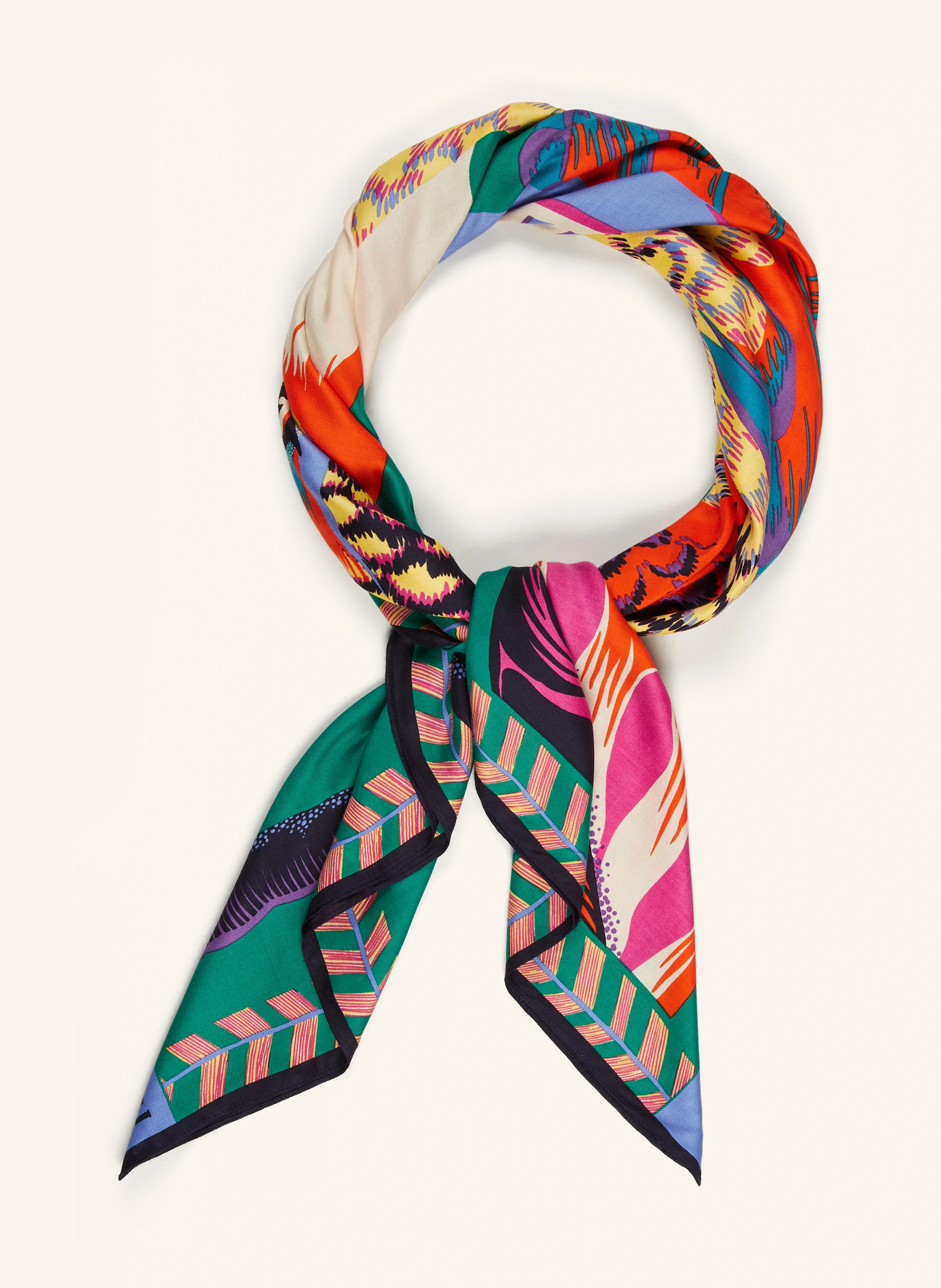 INOUI EDITIONS Tuch TOUCAN mit Seide