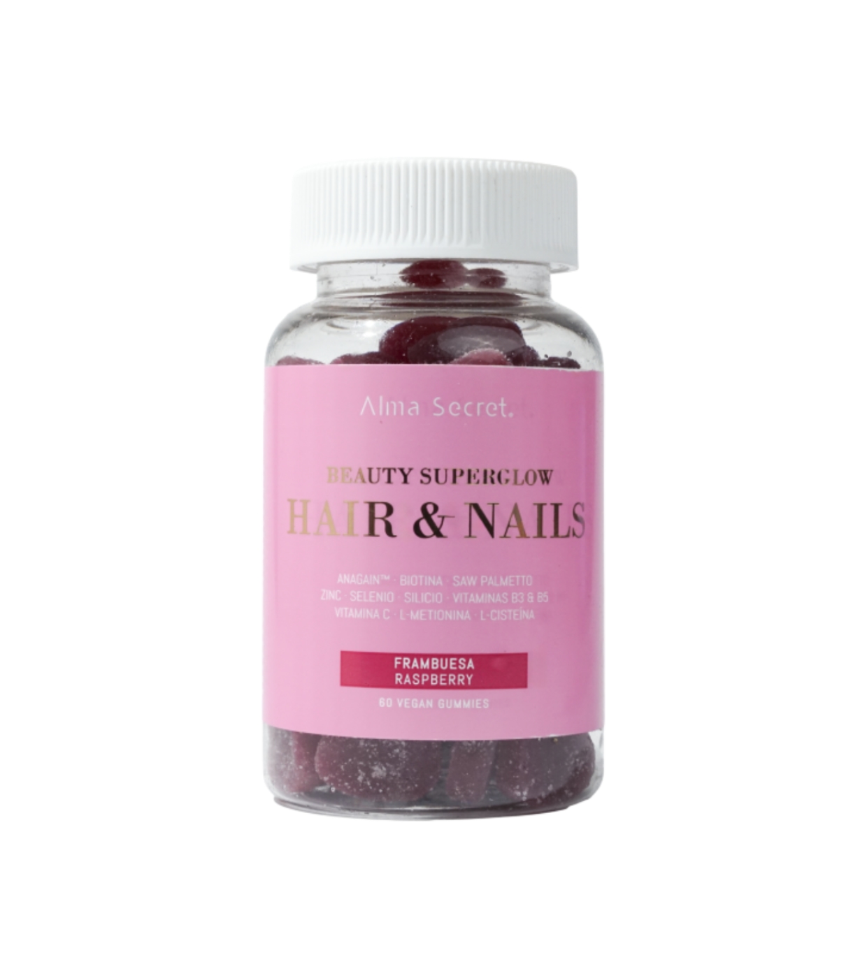 Alma Secret - Gomas vitamínicas para cabelo e unhas Beauty Superglow
