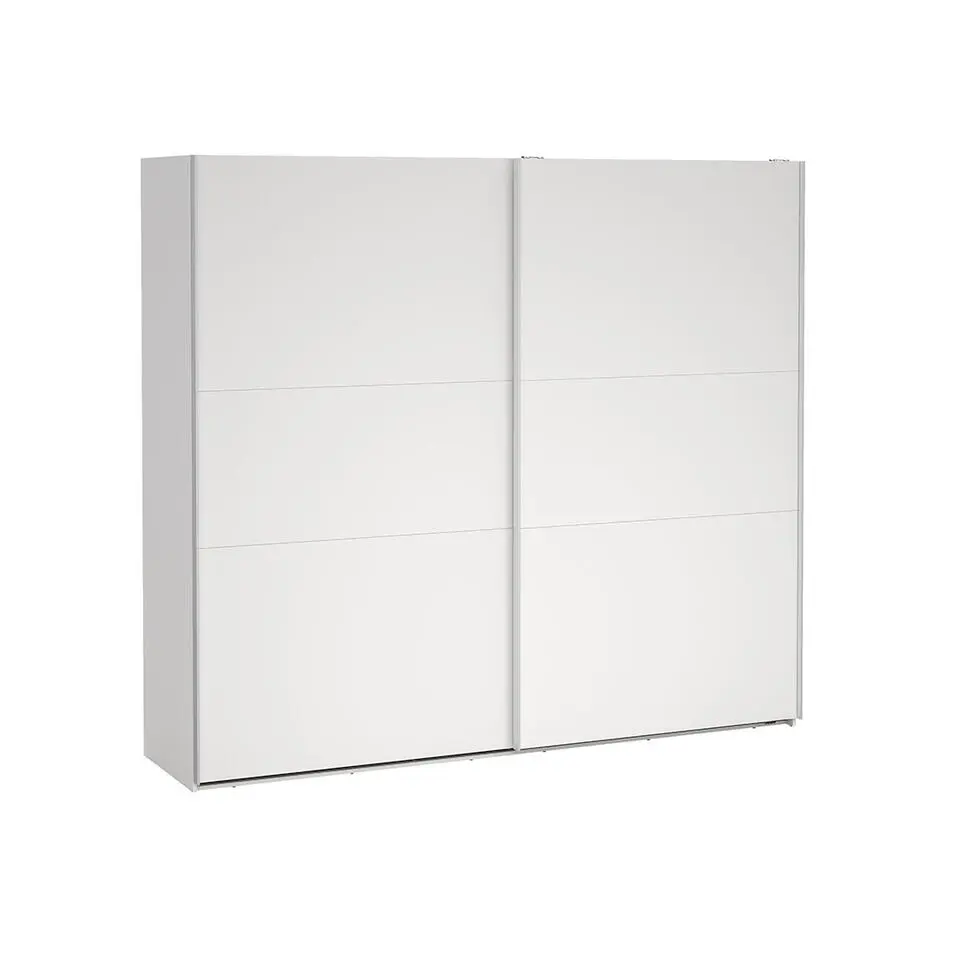 Hioshop Como schuifdeurkast 2 deuren 245x220cm wit