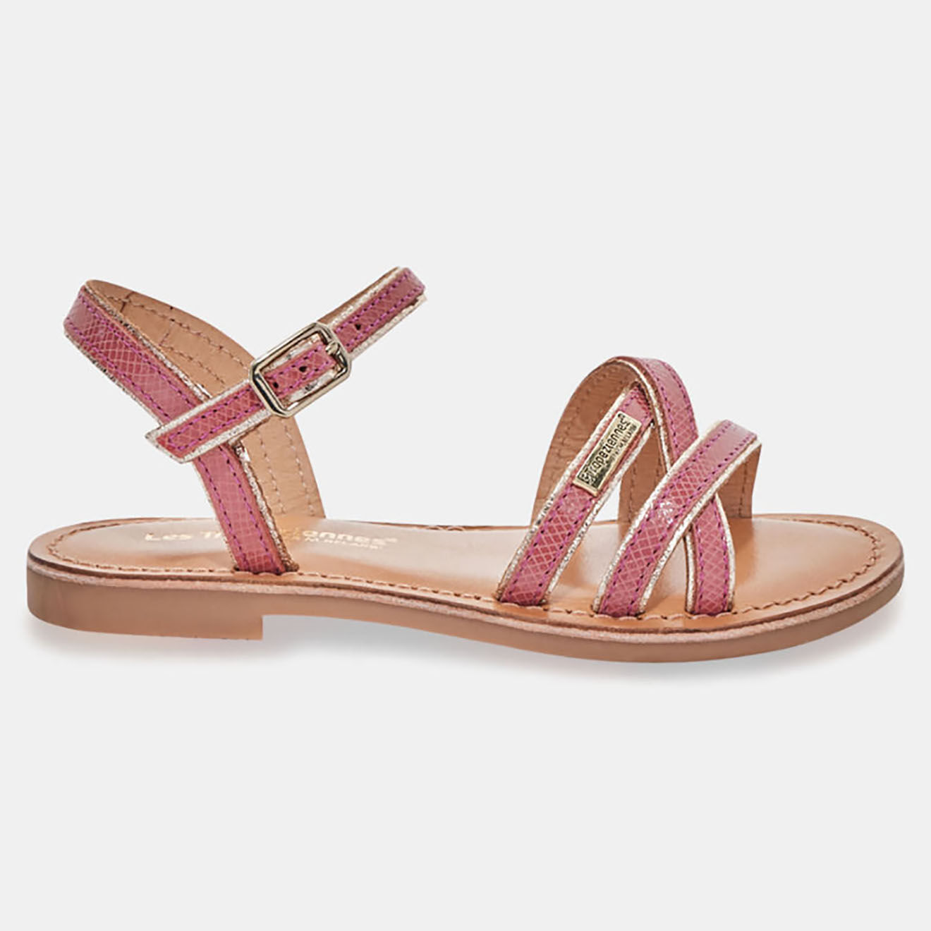 Les Tropeziennes Sandales en Cuir Belix roses