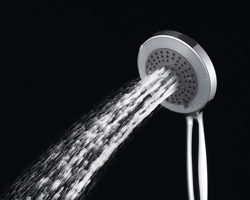 Basano Marsala handdouche Ø 13 cm met LED-verlichting, 3-voudig verstelbaar, chroom