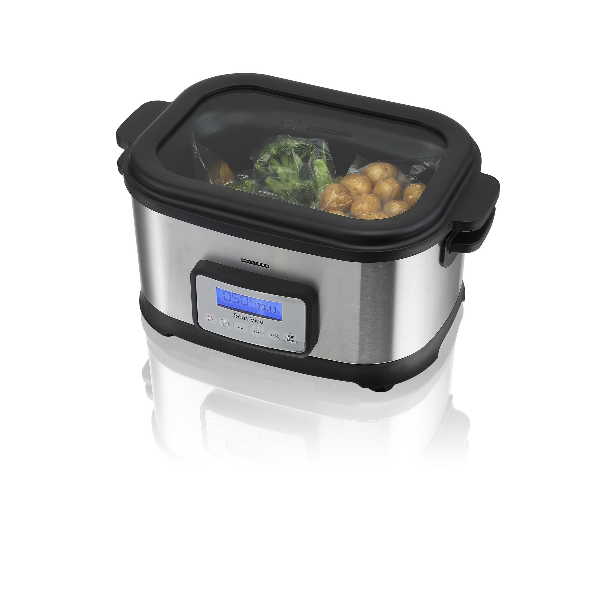 Melissa 16310170 Sous Vide - RVS,Zwart
