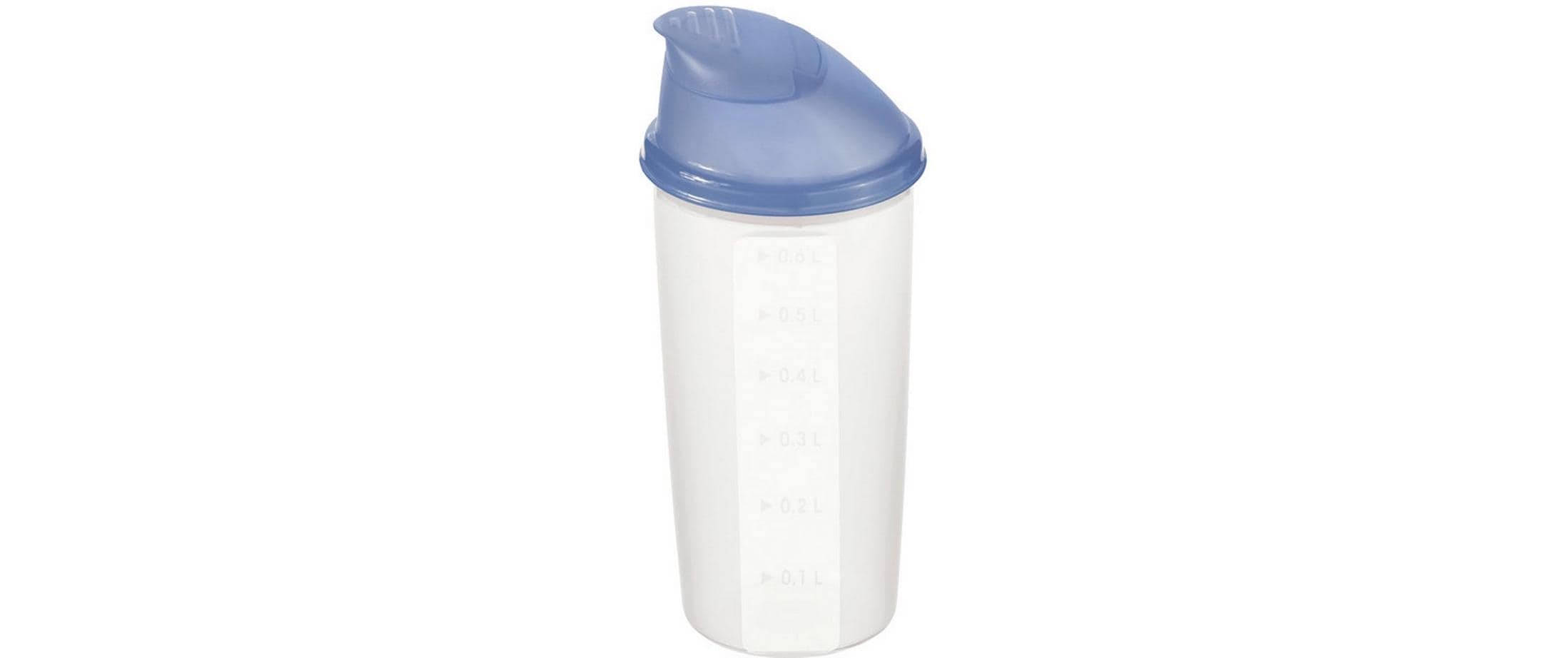 Saucen Shaker Domino 0.6 l, Horizon BlauSchüttelbecher mit praktischem Ausguss