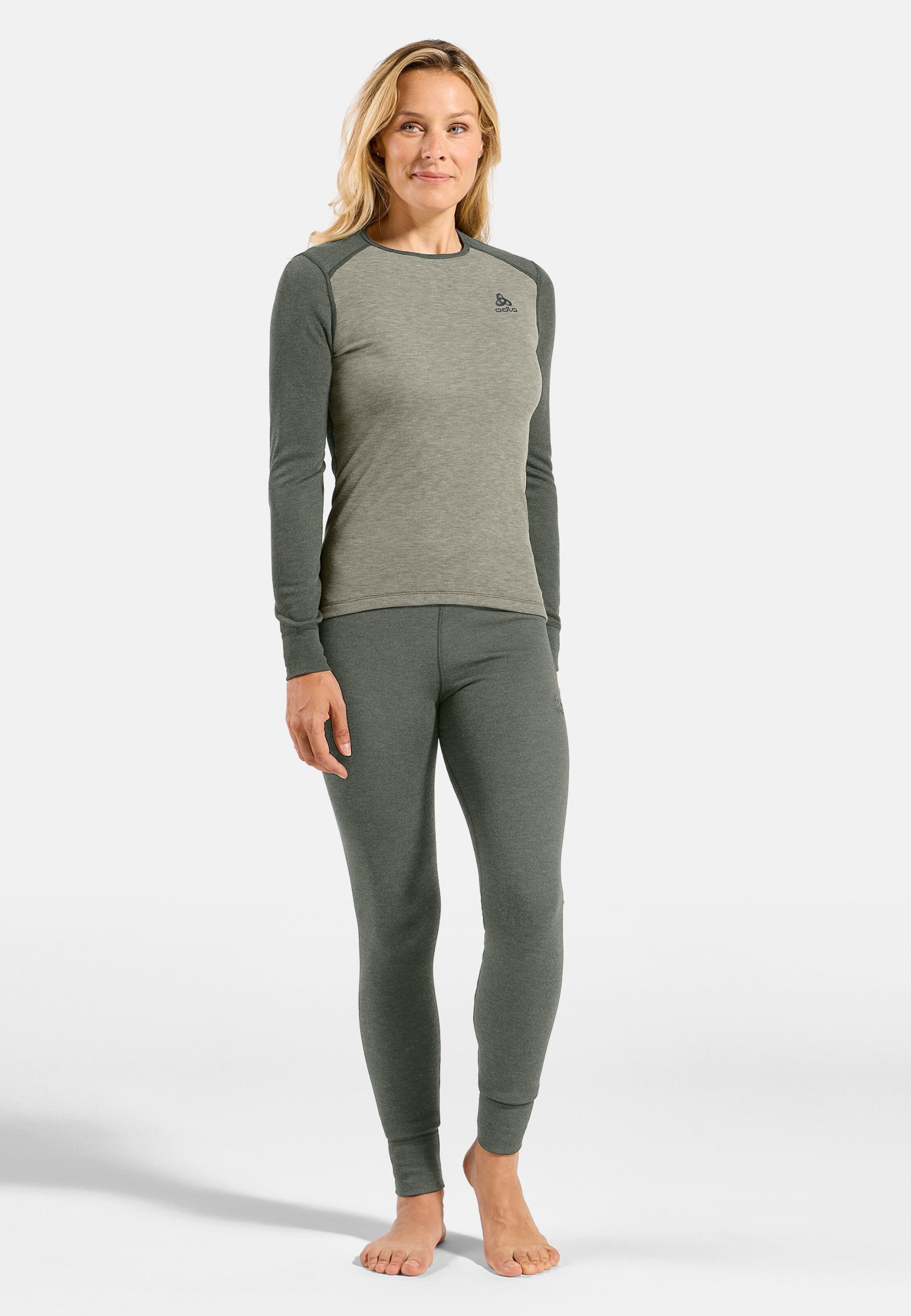 Active Warm Base layer Set in shadow - agate gray