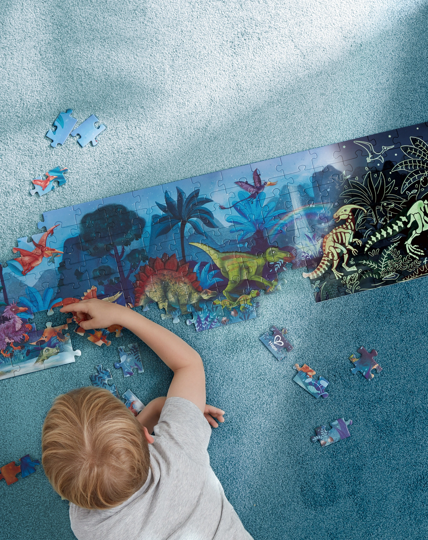 Panorama-Puzzle DINOSAURIER 210-teilig
