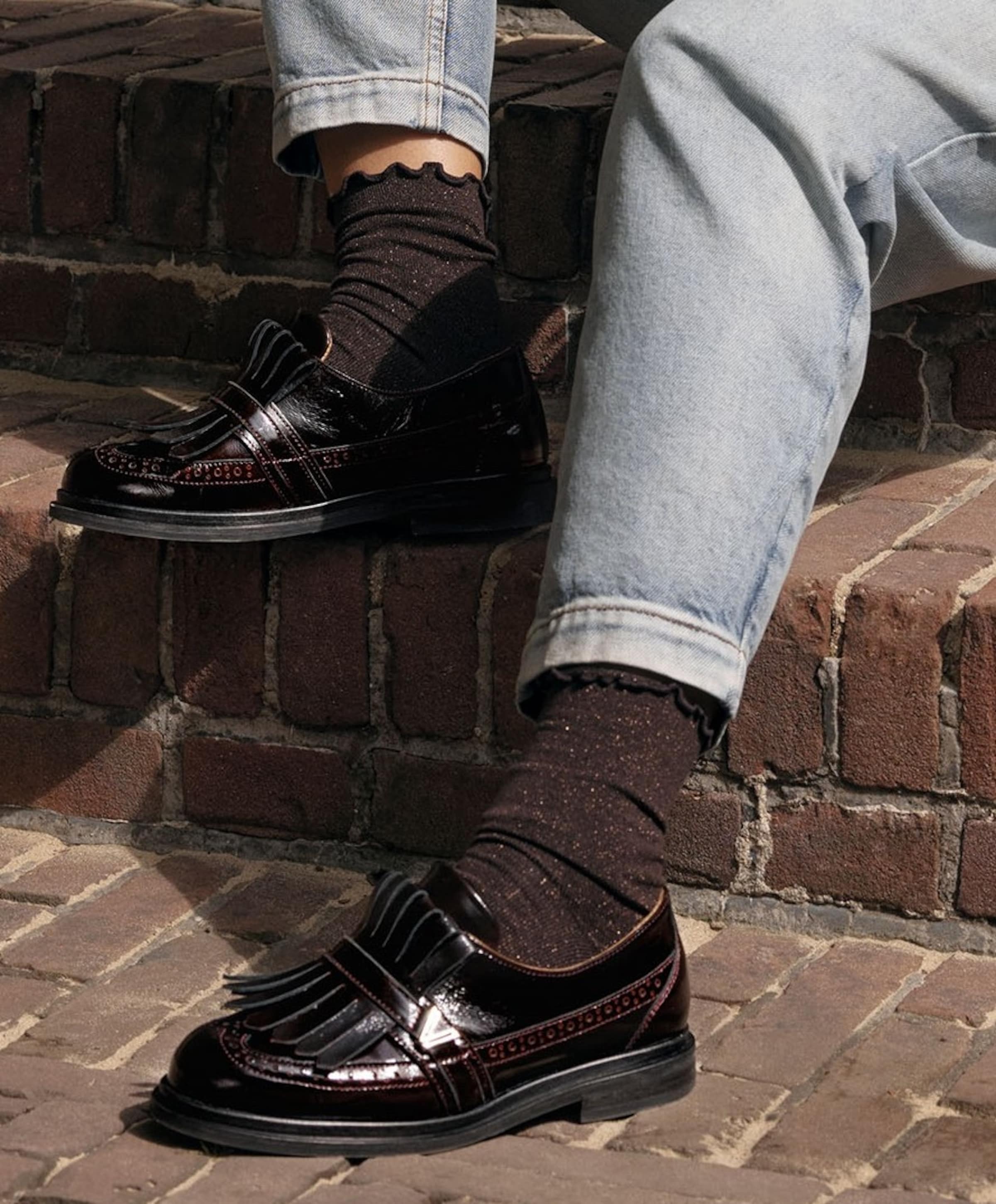 VIA VAI Fae Luca dames loafers bruin