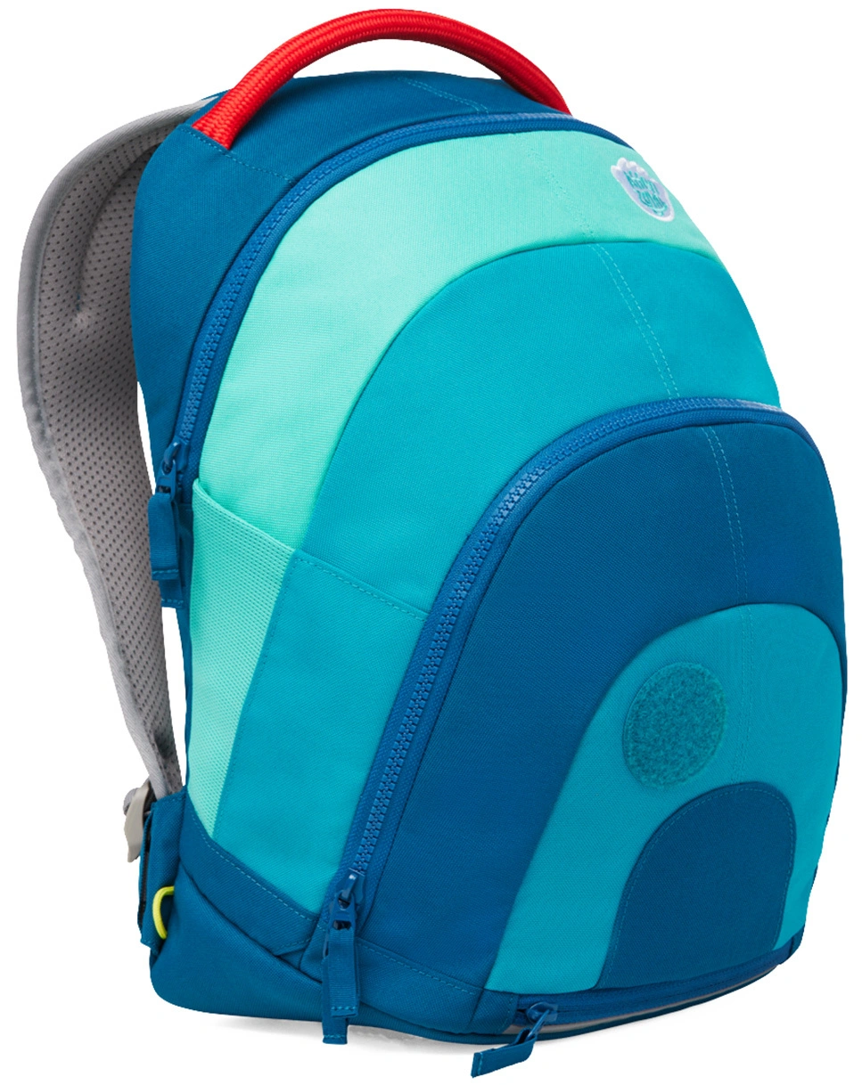 Kinderrucksack DAYDREAMER – HAI (36x26x13) in grün/blau