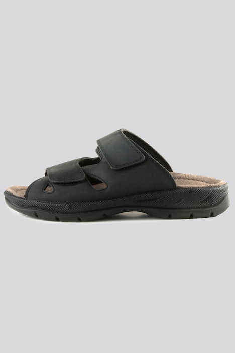 Herren Pantolette, Jomos, Leder, Klettriegel, bis Gr. 50