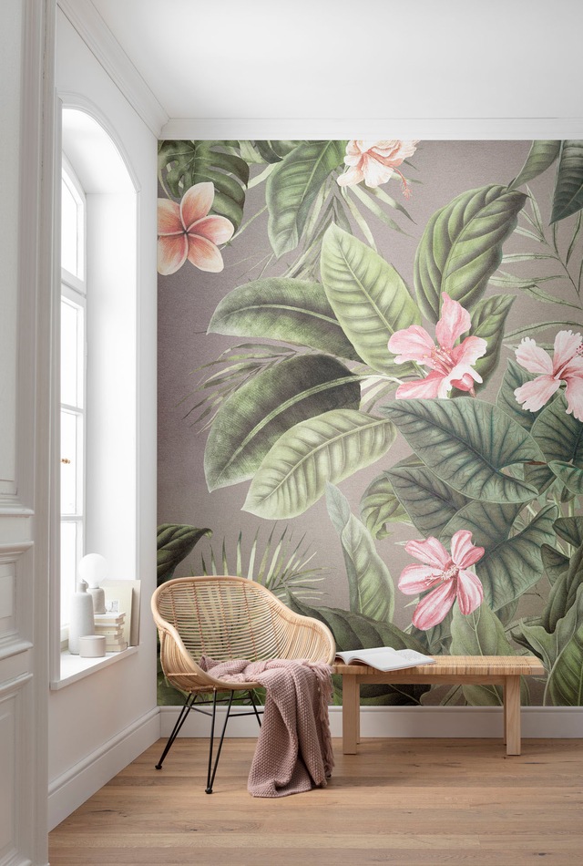 Komar Fototapete »Digitaldruck Vlies -  Large Bloomed - Grösse 200 x 250 cm« bedruckt glatt Wohnzimmer, Schlafzimmer
