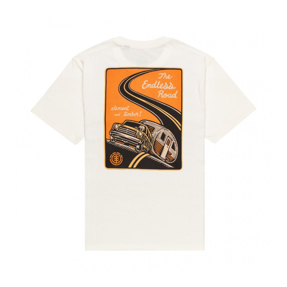 Element TIMBER NOVEL - Tee-shirt Homme egret