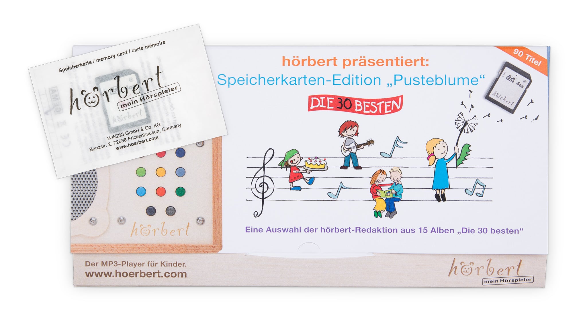 Speicherkarte für hörbert – Luftballon