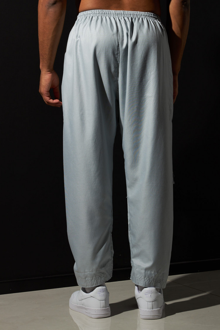 Ensemble 2 pièces qamis + pantalon gris