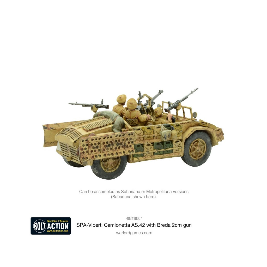 Bolt Action - SPA-Viberti Camionetta AS.42 with Breda 2cm Gun