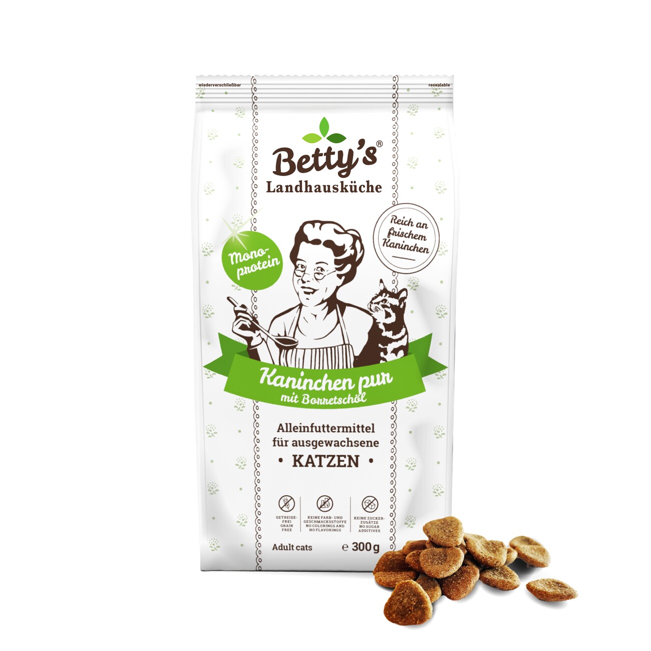 Betty's Landhausküche Trockenfutter Kaninchen pur 300 g