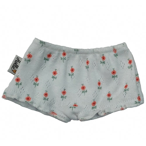 Hollie poppenkleding onderbroek - sweet rose ajour - 34 cm