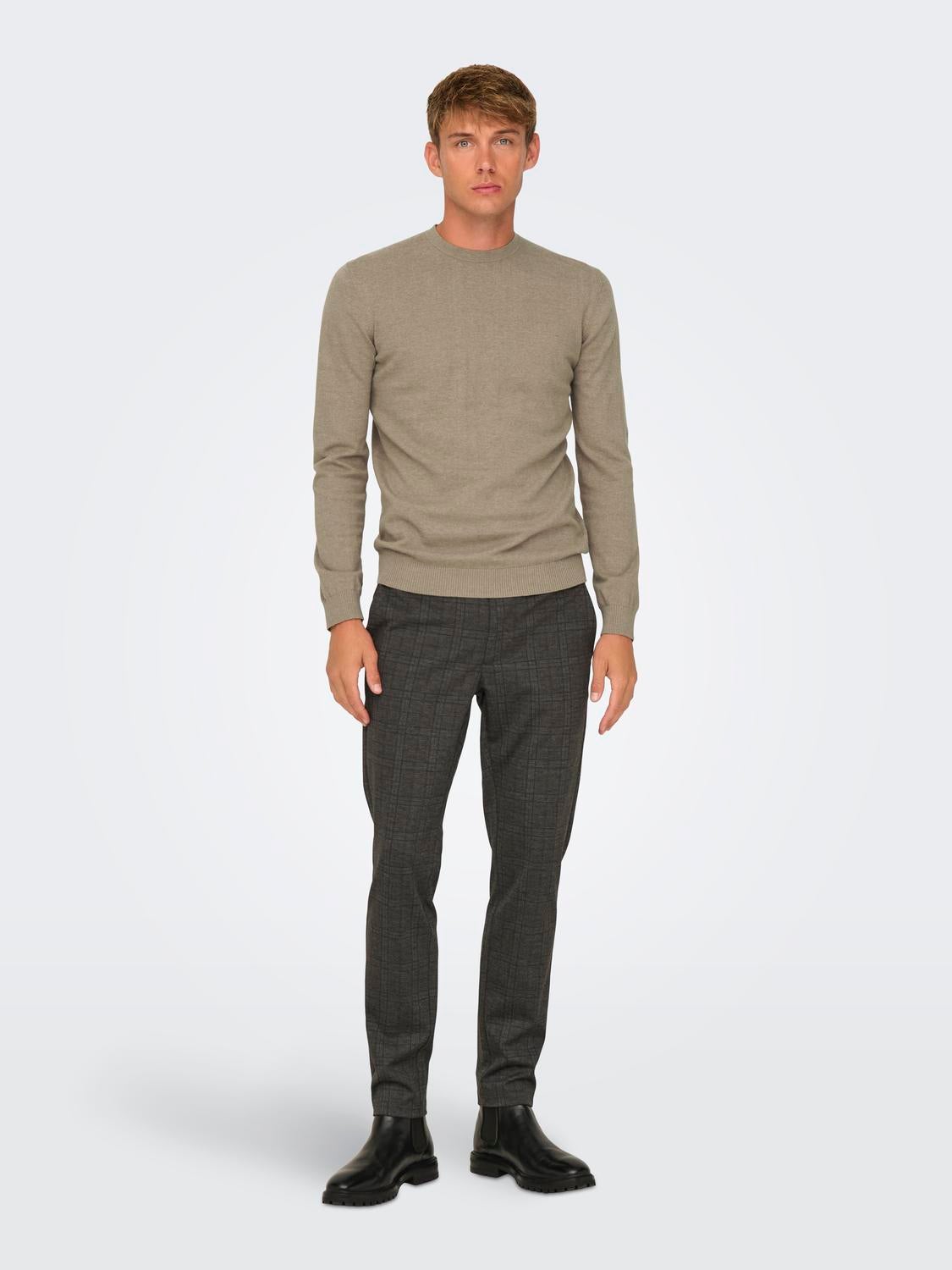ONSLOUI Pullover Desert Taupe
