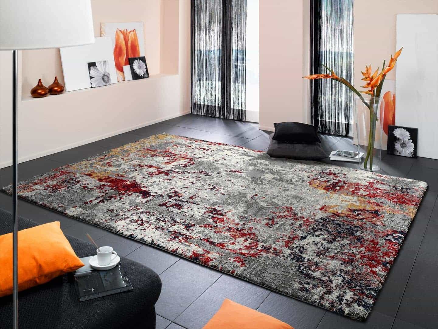 Webteppich HIGH AND LOW EIGHT, ca. 65x130cm