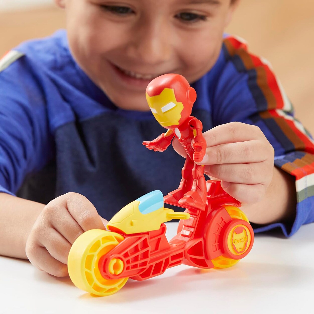 Hasbro Iron Man Action-Figur & Motorrad Mehrfarbig Spielfigur