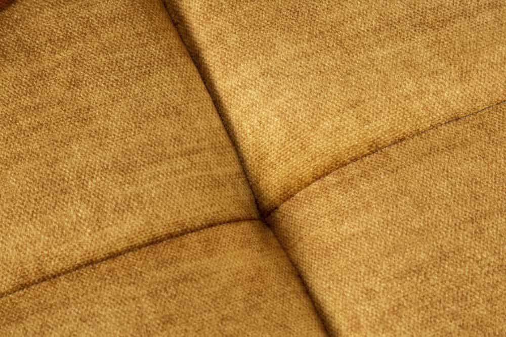 Big Sofa ELEGANCIA 285cm senfgelb Vogue Velours Samt XXL Couch inkl. Kissen Federkern