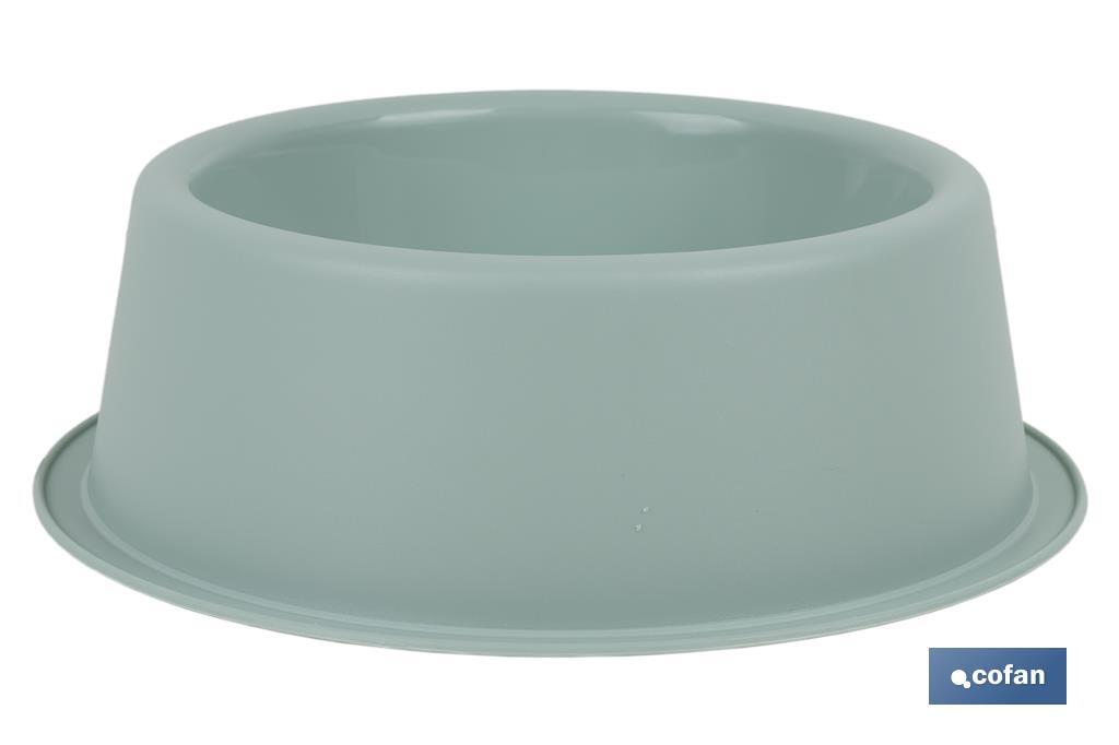 Alimentador para animais de estimação | Verde-água | Dimensões: 24,5 cm x 7,5 cm | Vendido individualmente