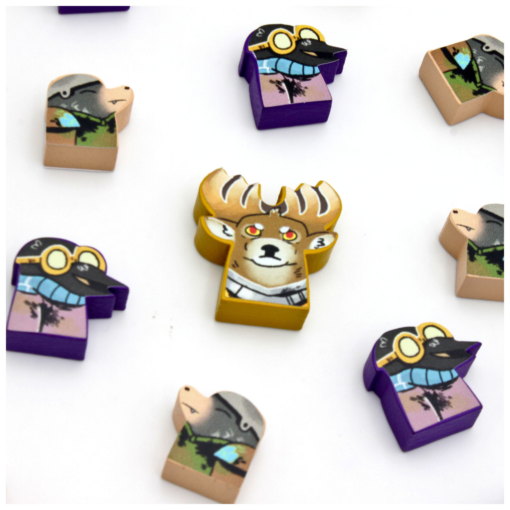 Root Nomades Souterrains - Set d'autocollants