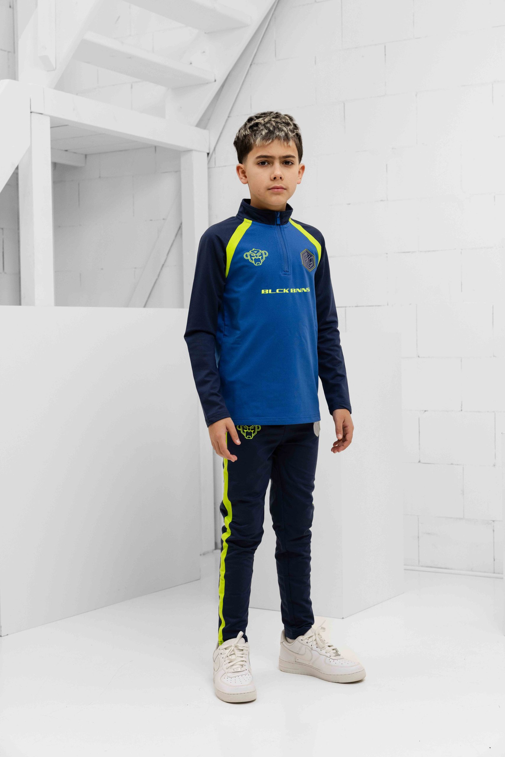 Black Bananas JR. Football Trainingspak Kids Donkerblauw