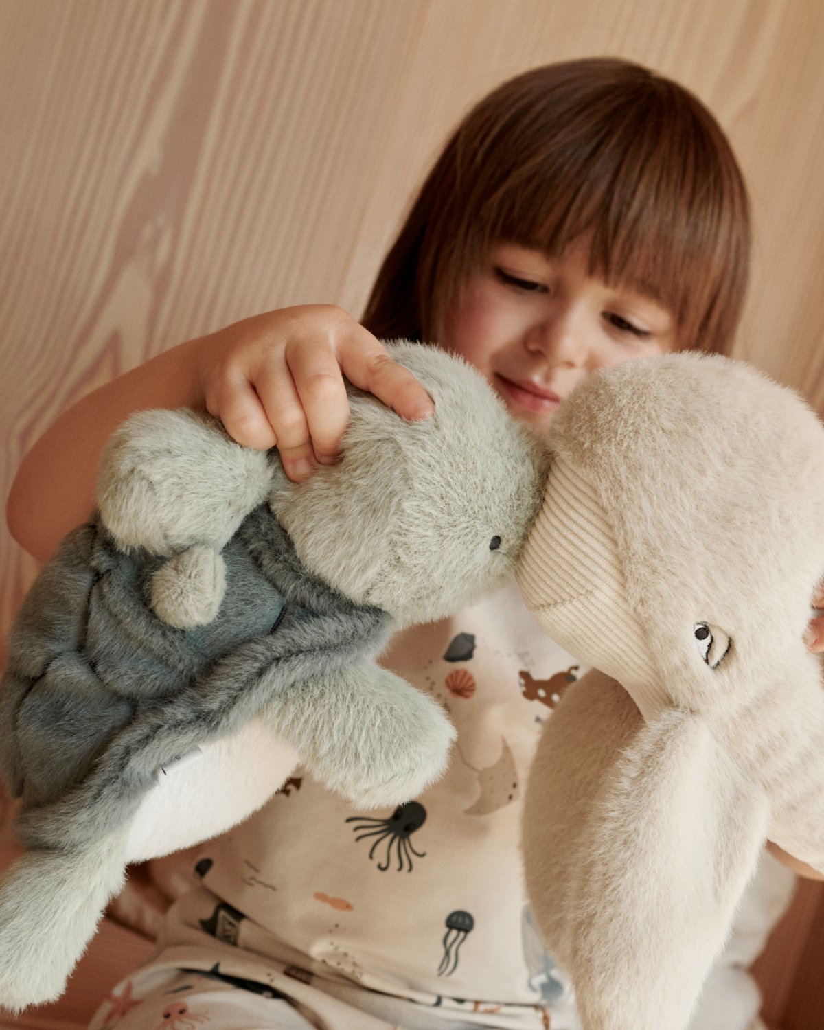 Bamse Hval – Stor, 60cm | Berman Whale Teddy