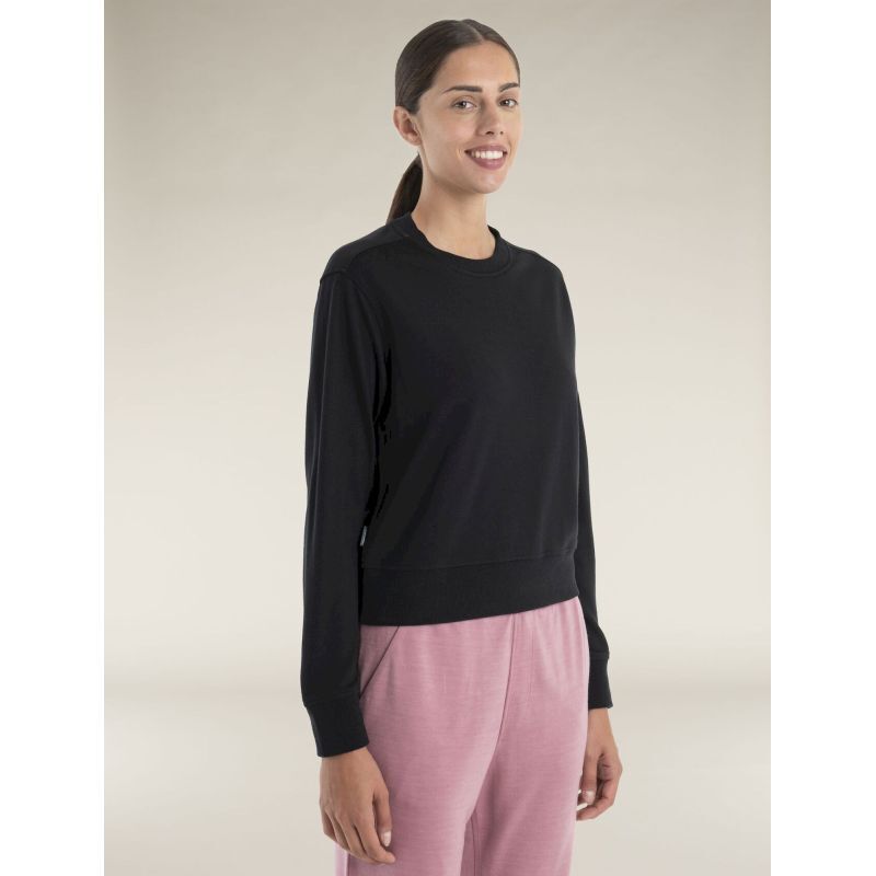 Merino Crush II LS Sweatshirt - Sweatshirt en laine mérinos femme