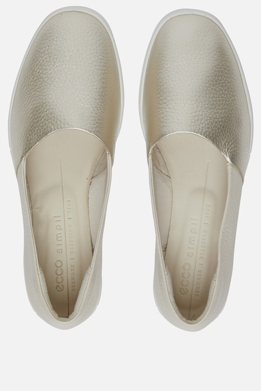 Ecco Modtray W Instappers beige Textiel