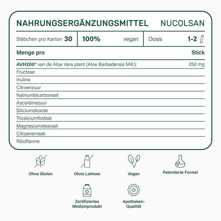 Nupure nucolsan bei Reizdarm Pulver zur Suspensionsherstellung , 30X3 g