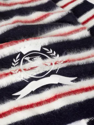 Cachecol Crest Fuzzy Stripe