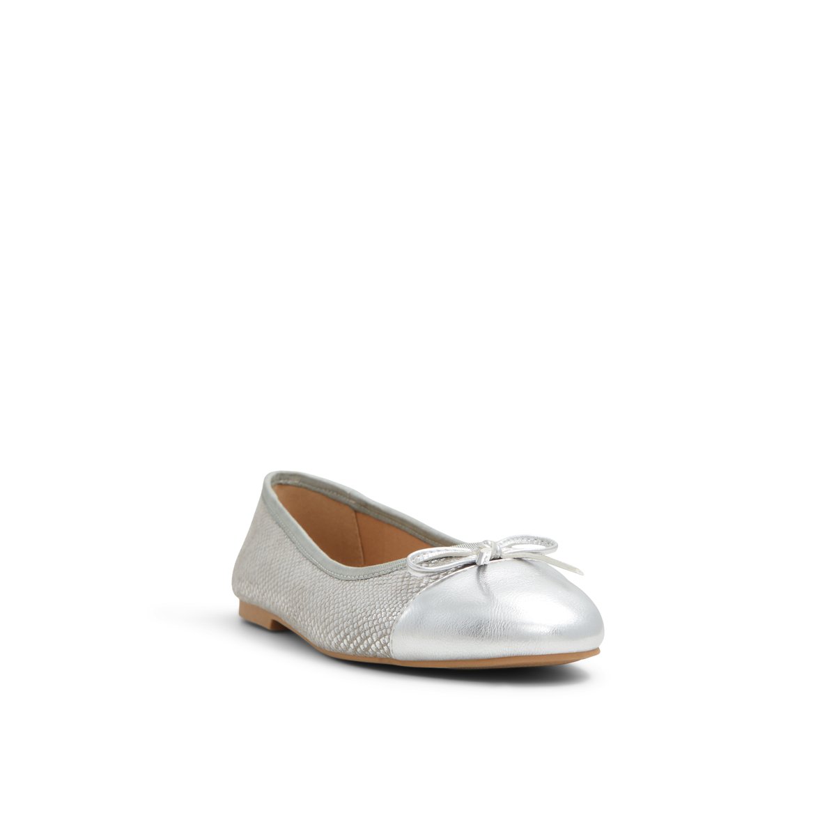 K STUDIO-Nilassi-Ballerine - Talon plat - Argent Clair