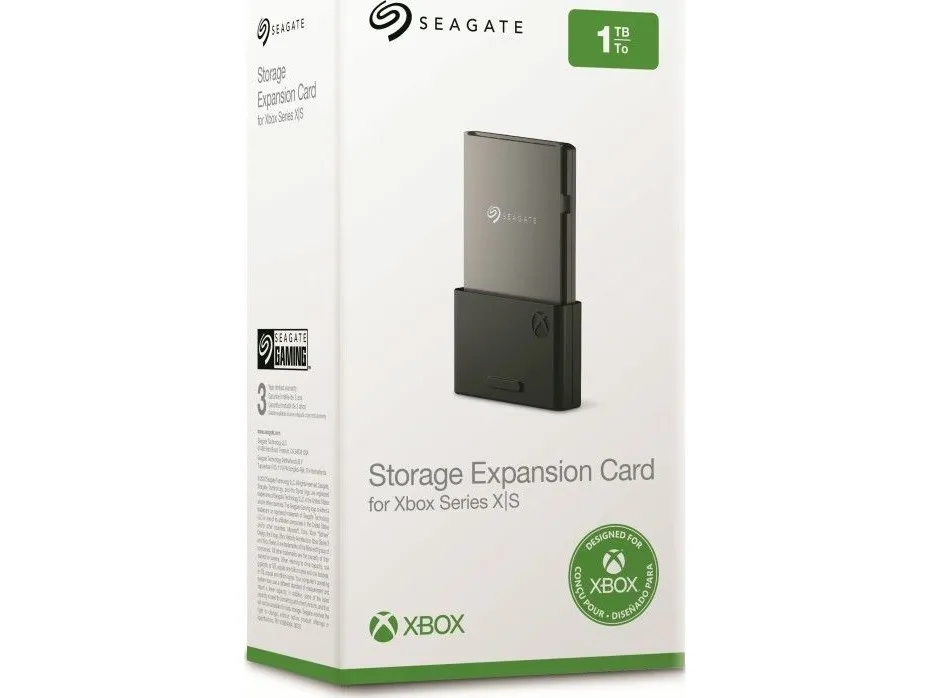 Seagate Storage Expansion Card STJR1000400 - Interfaceadapter - PCIe 4.0 HD: 1 x 1 TB - for Xbox Series S, Xbox Series X