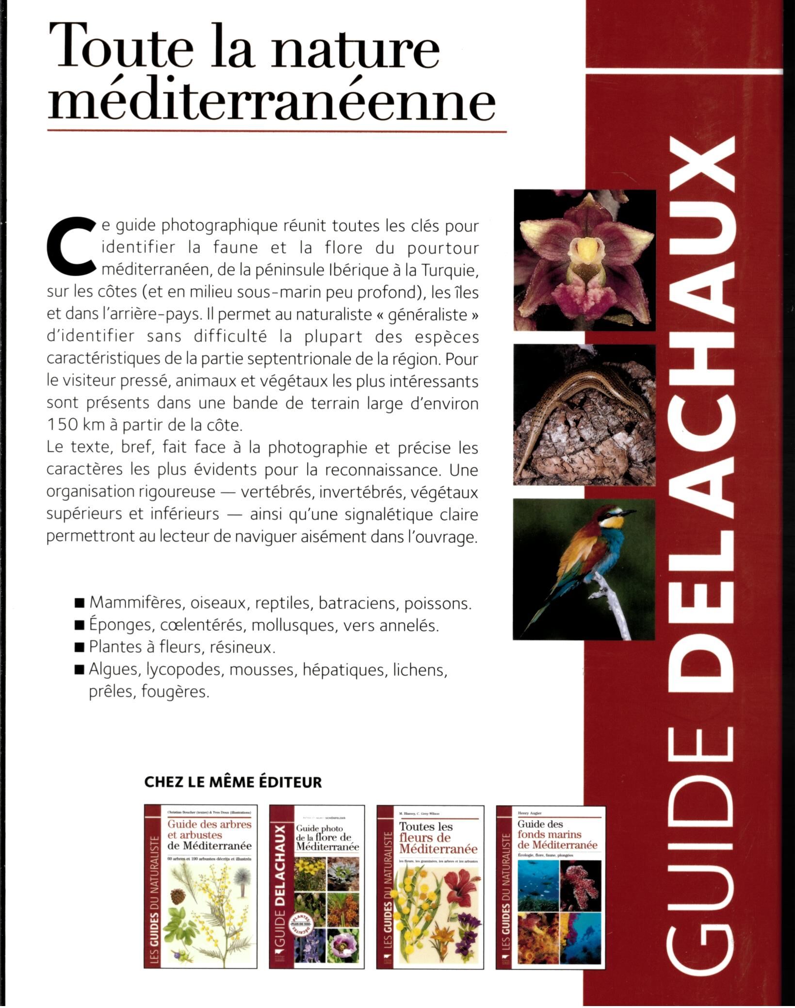 DELACHAUX  NIESTLE - TOUTE LA NATURE MEDITERRANEENNE