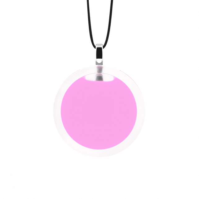 Pendentif en verre soufflé - Cachou Mini Milk