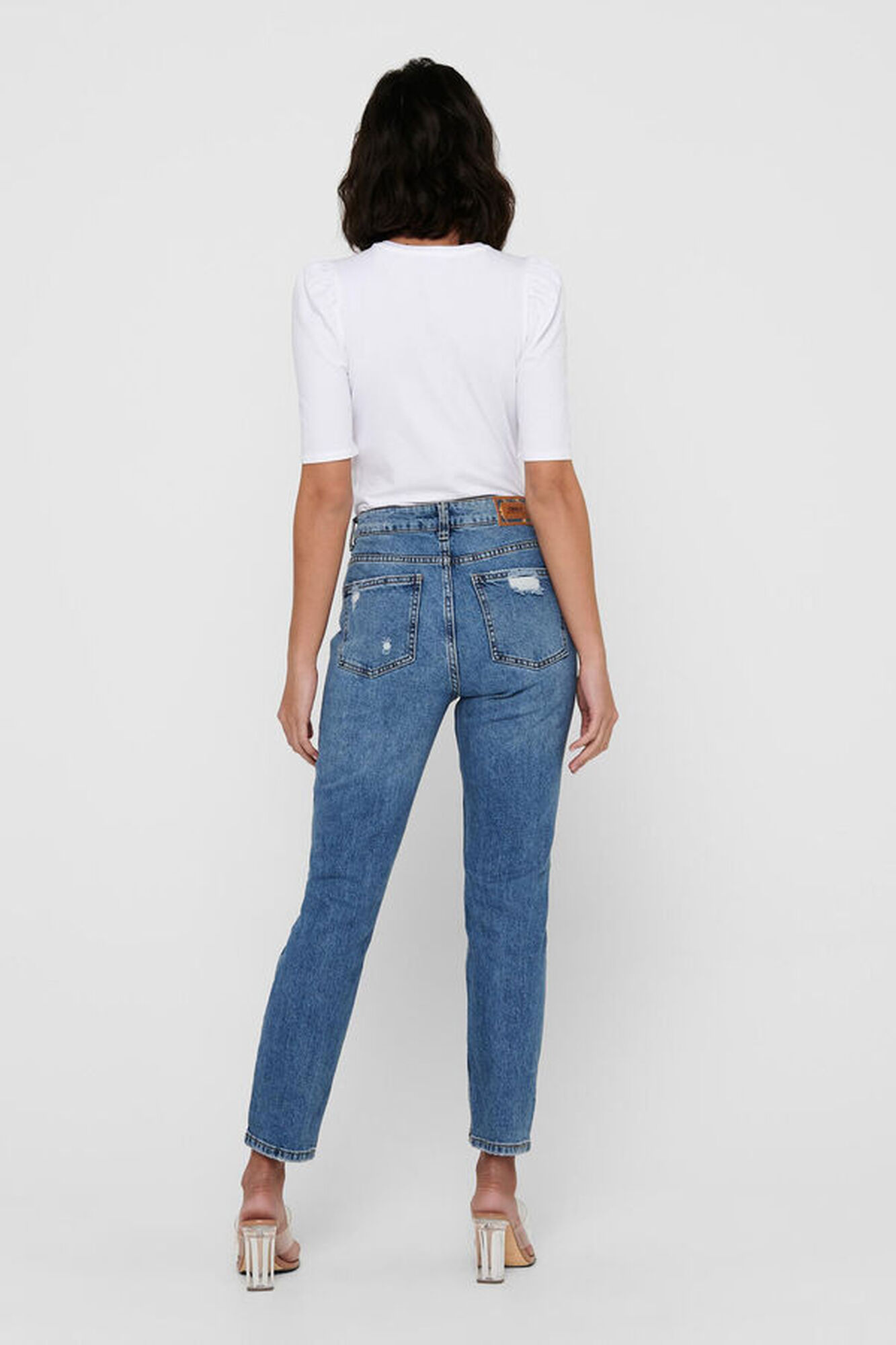 Calça jeans reta