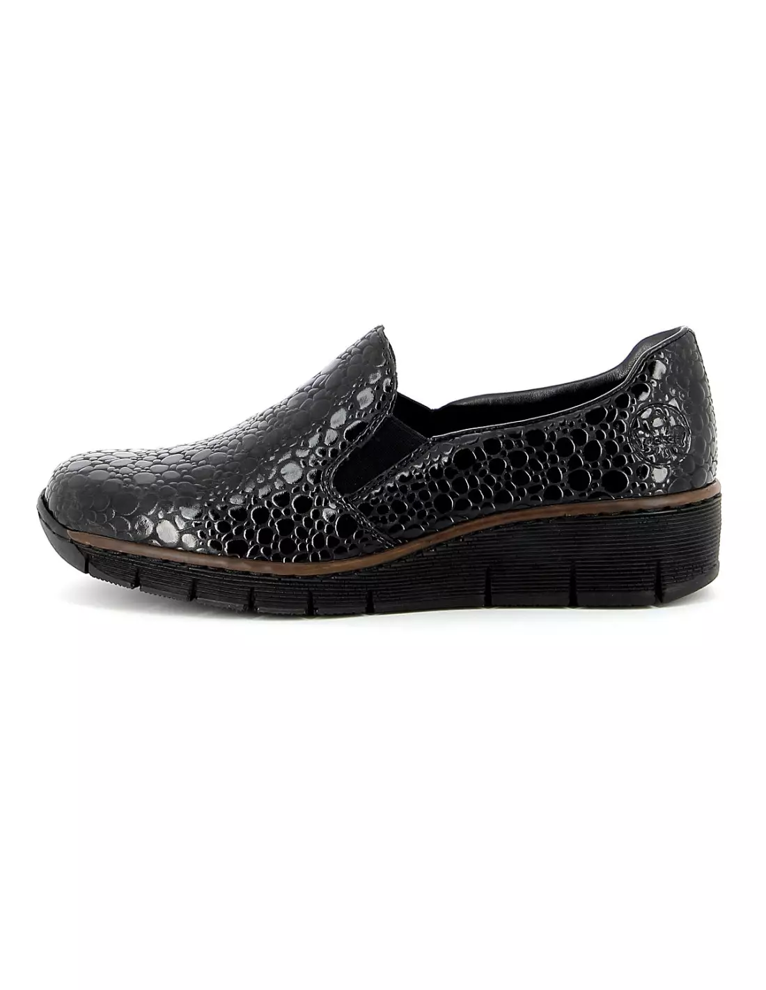 RIEKER 53766-45 - Mocassins & bateaux Grisfoncé