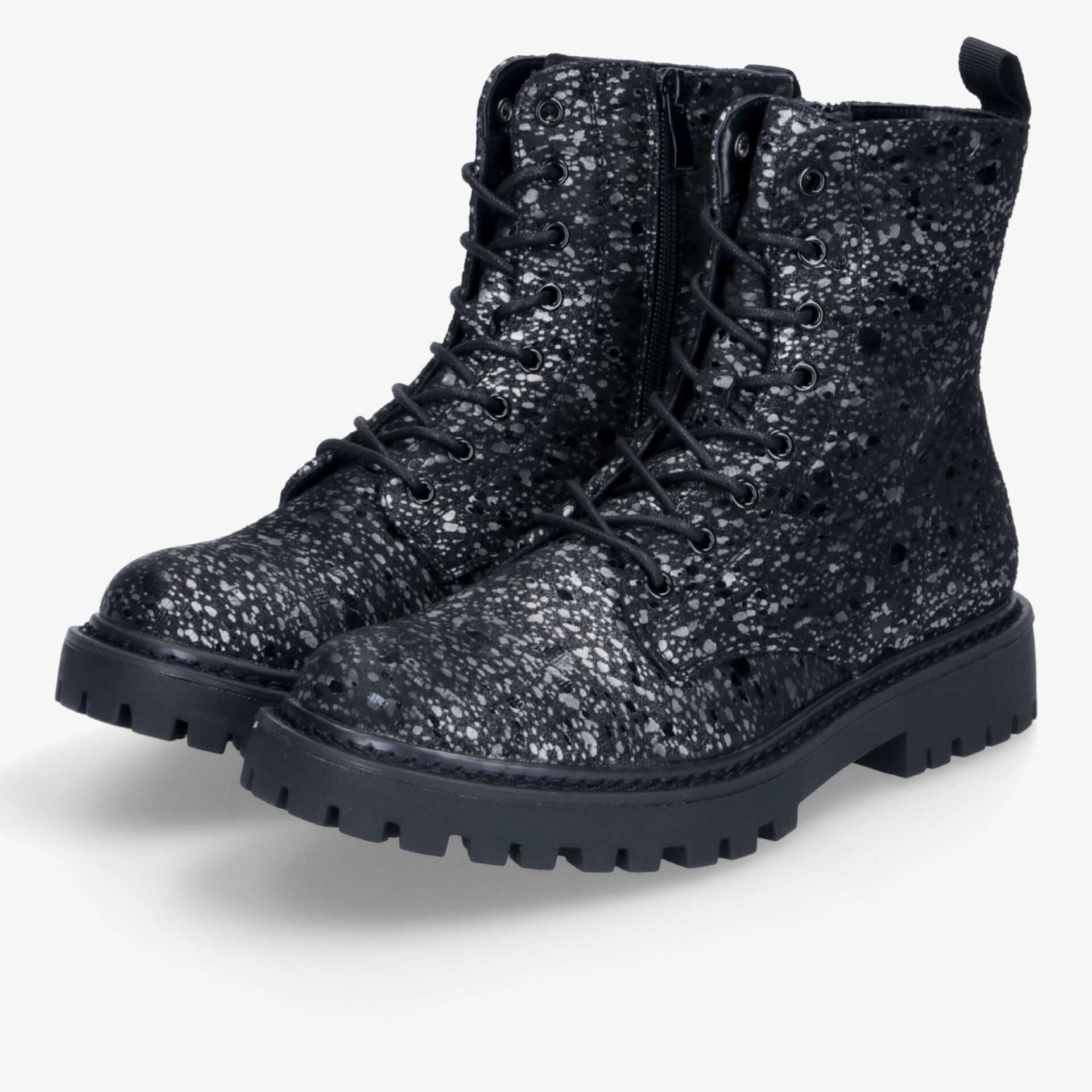 street shoes Damen Schnürstiefeletten schwarz