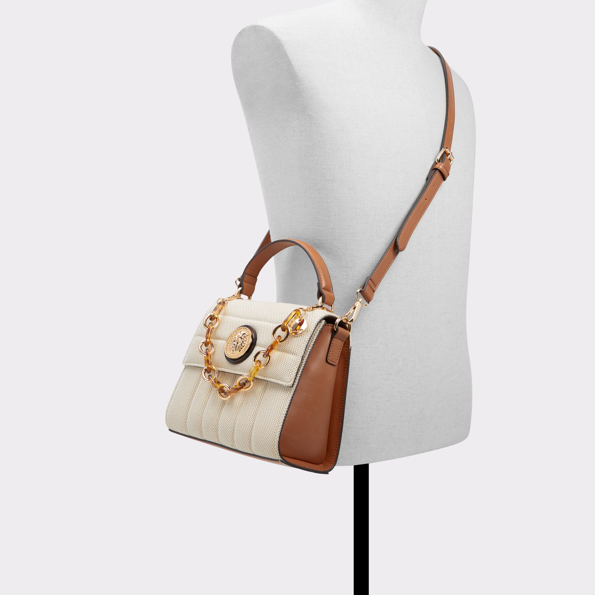 Vardonalx Medium Beige Women Top Handle Bags