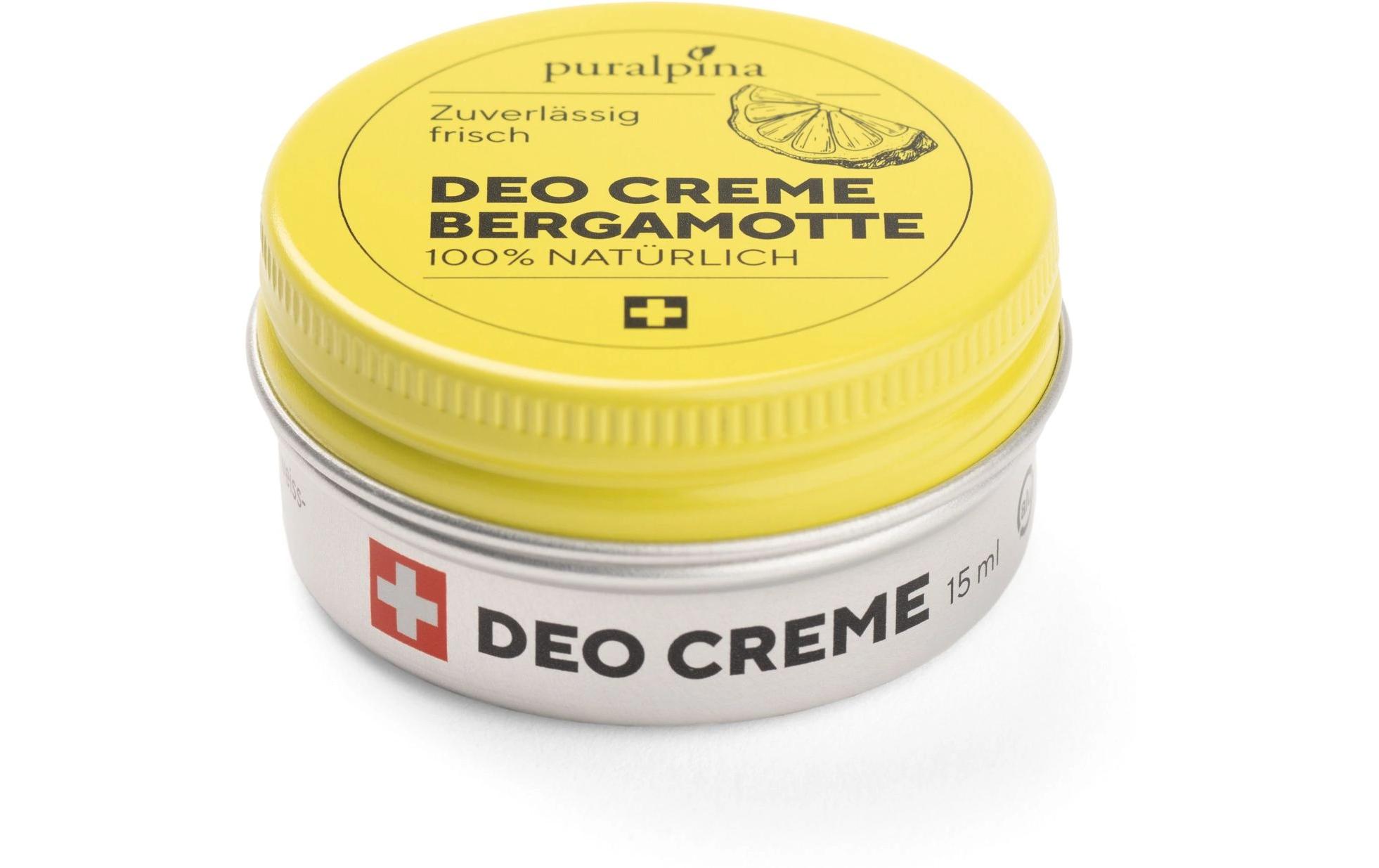 Deo Crème Bergamotte 15 mlNatürliches, zuverlässiges Deo mit Bergamotte Duft