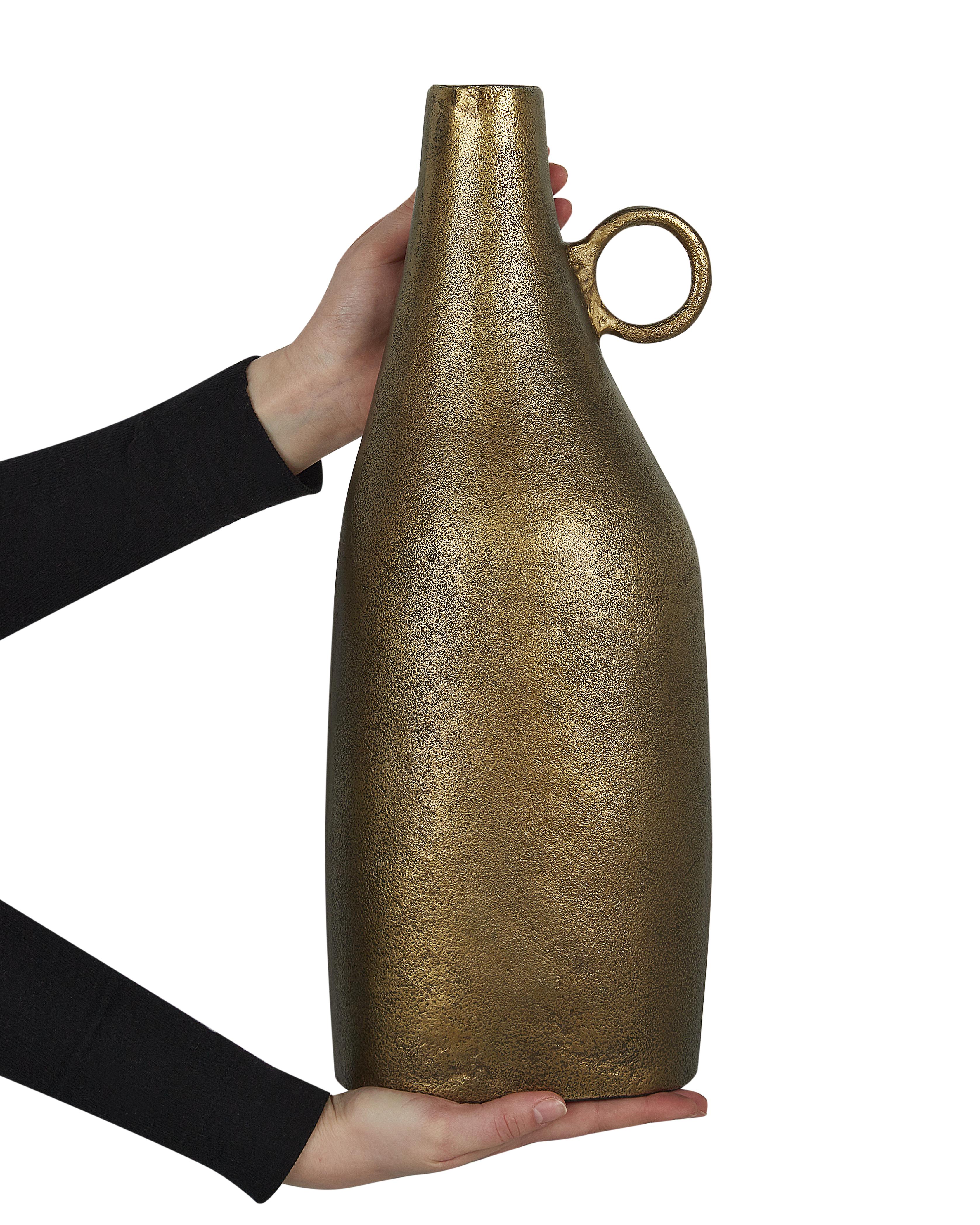 Decoratieve vaas SAMBHAR Metaal 46 cm Messing