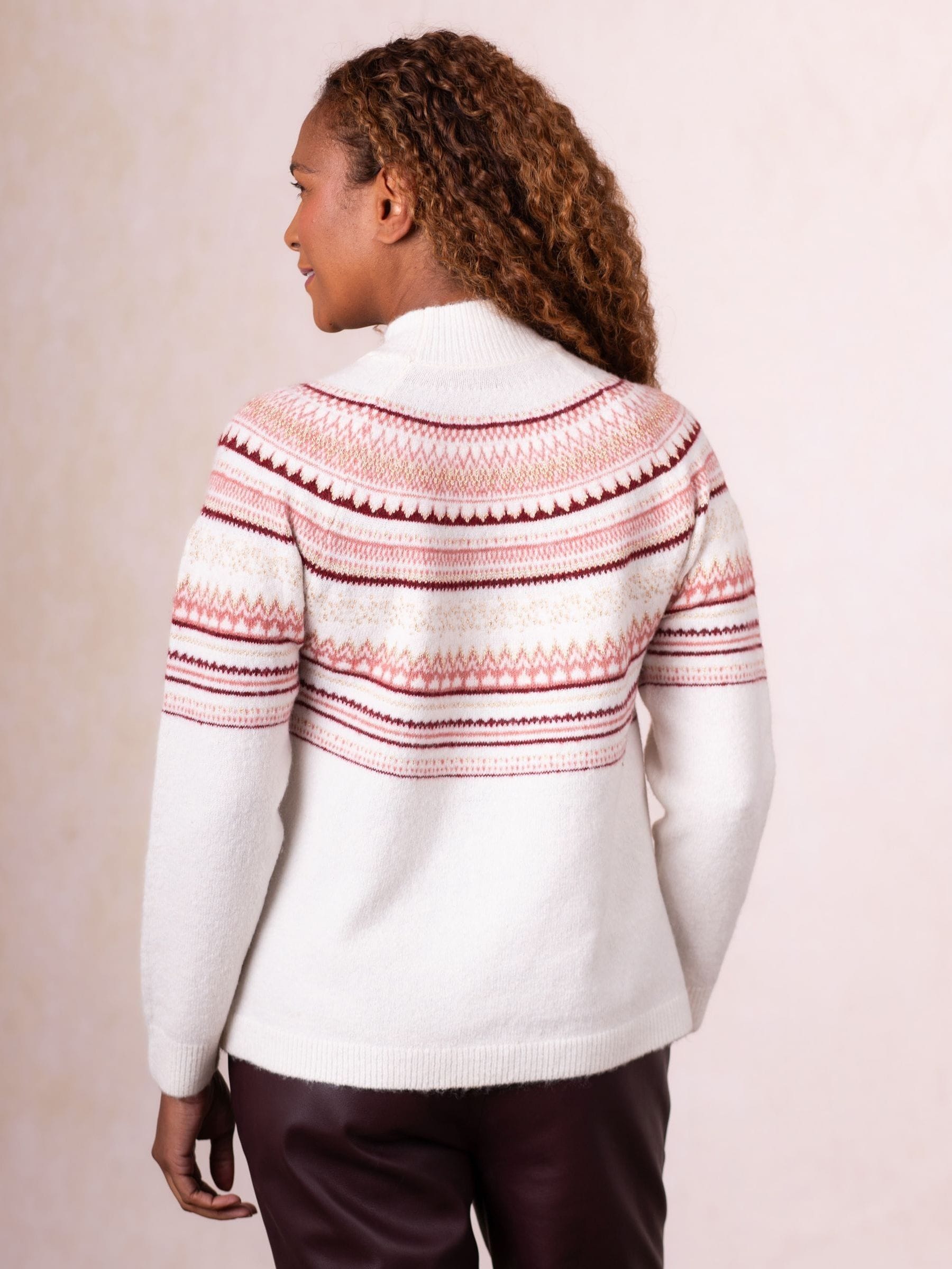 Lakeland Clothing Cream Flo Fairisle Jumper