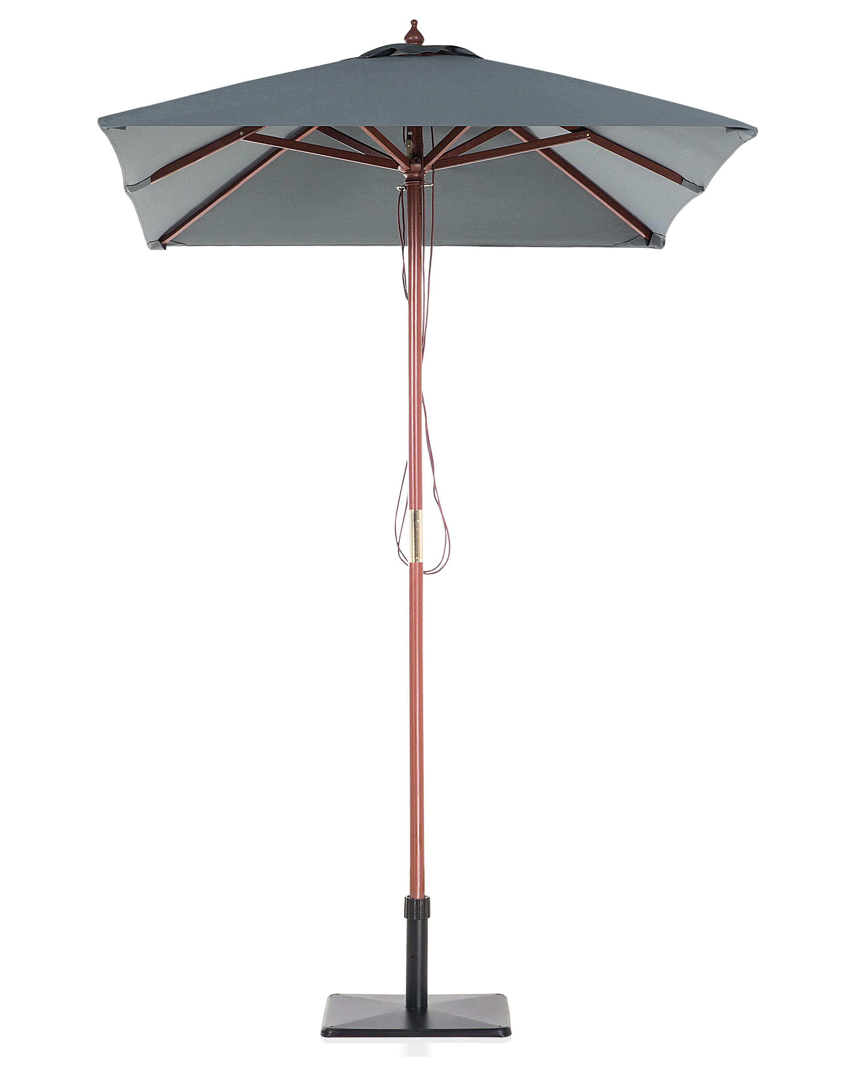Parasol 195 cm FLAMENCO Donkergrijs