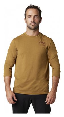 Maillot Manches Longues Fox Ranger 3/4 Iron Marron