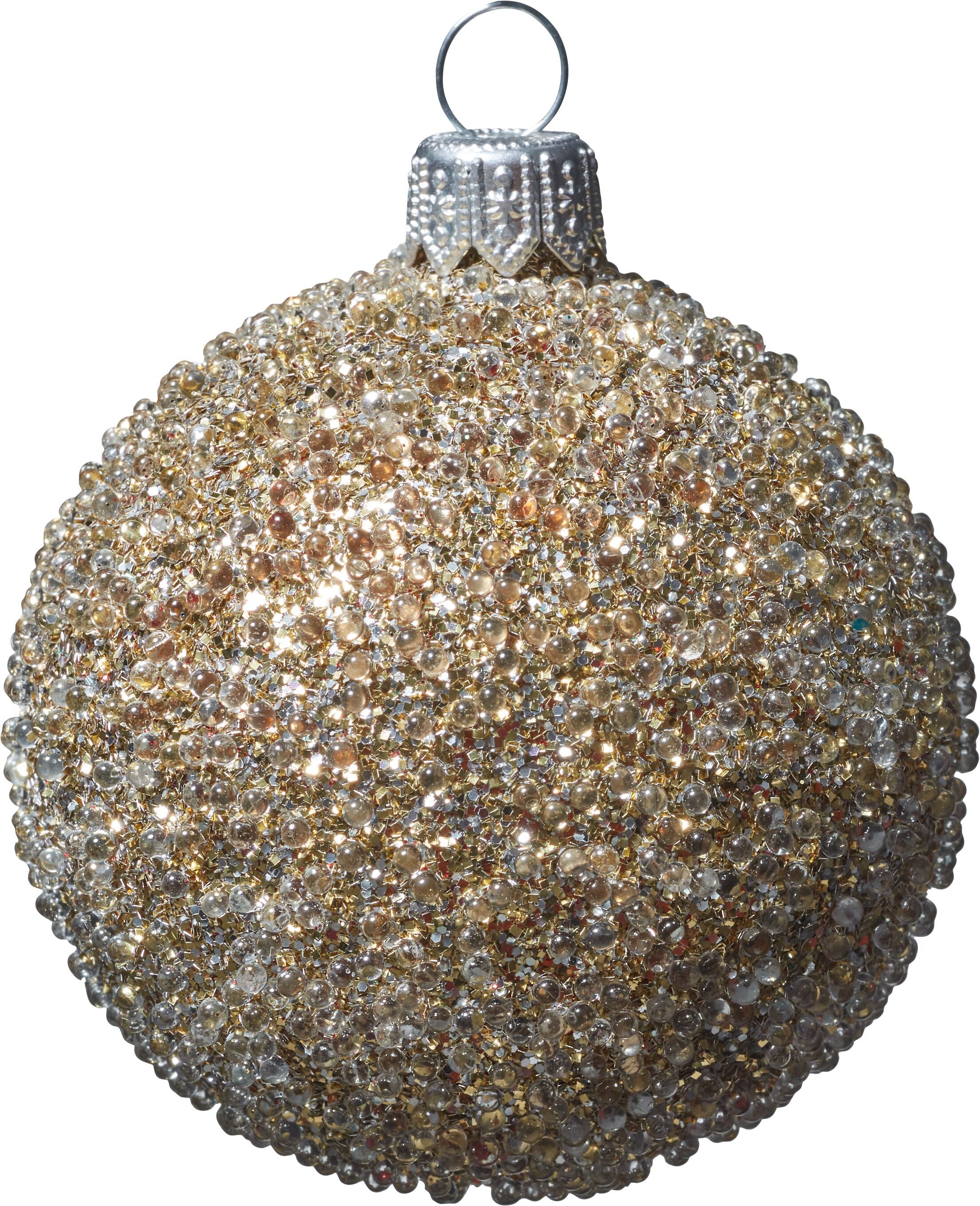 MINA Glaskugel - Gold / D: 6 cm
