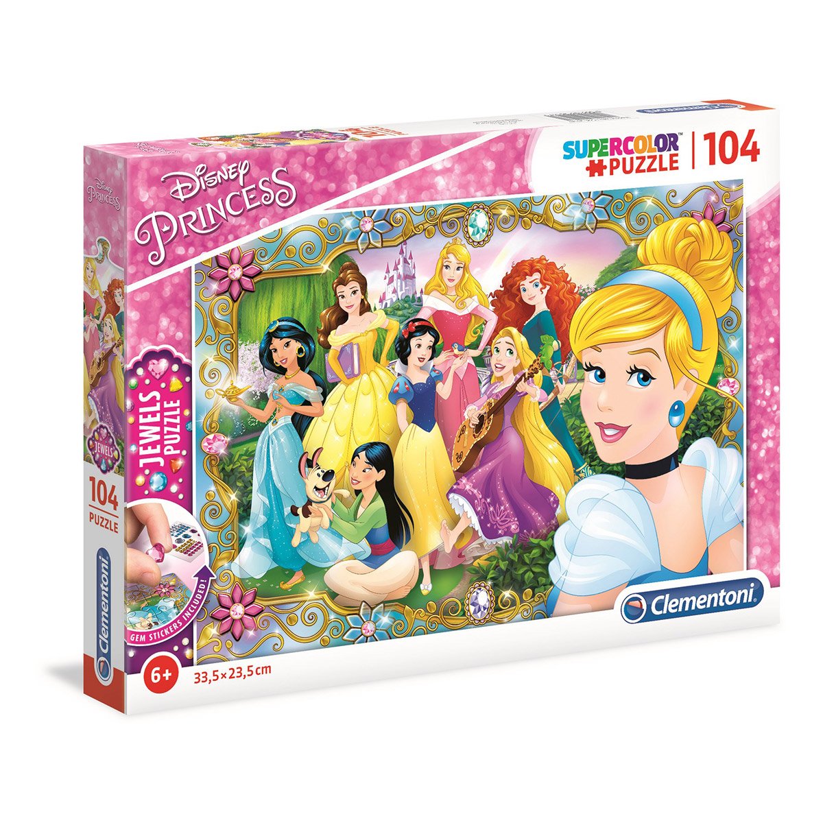 Puzzle Jewels 104 pièces  Princesses