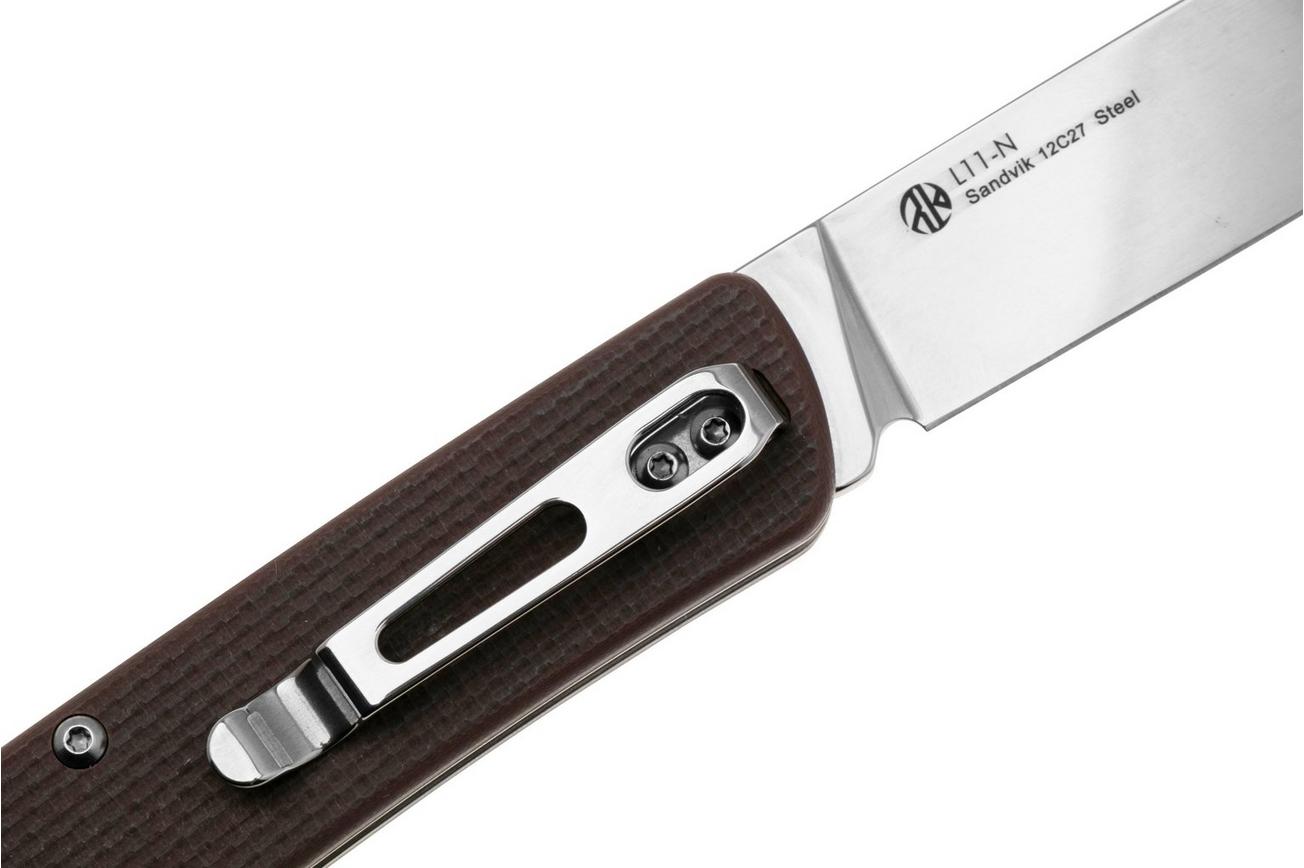 Ruike L11-N 12C27, Brown G10, zakmes
