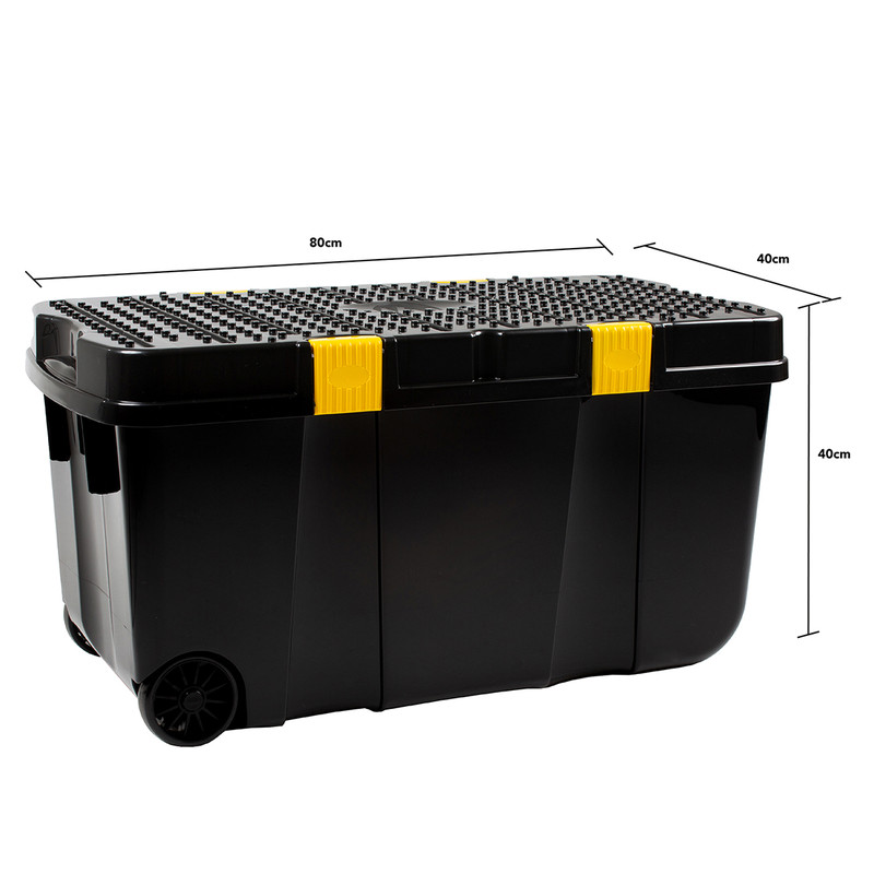 Wham opbergtrunk met wieltjes Doos 100L