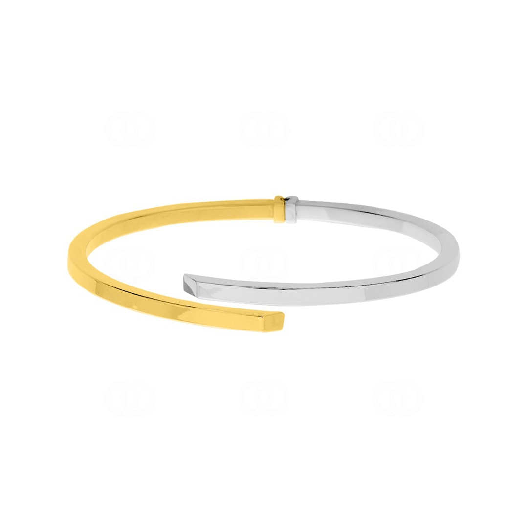 Armreif 375/9 K Gelb-/ Weissgold