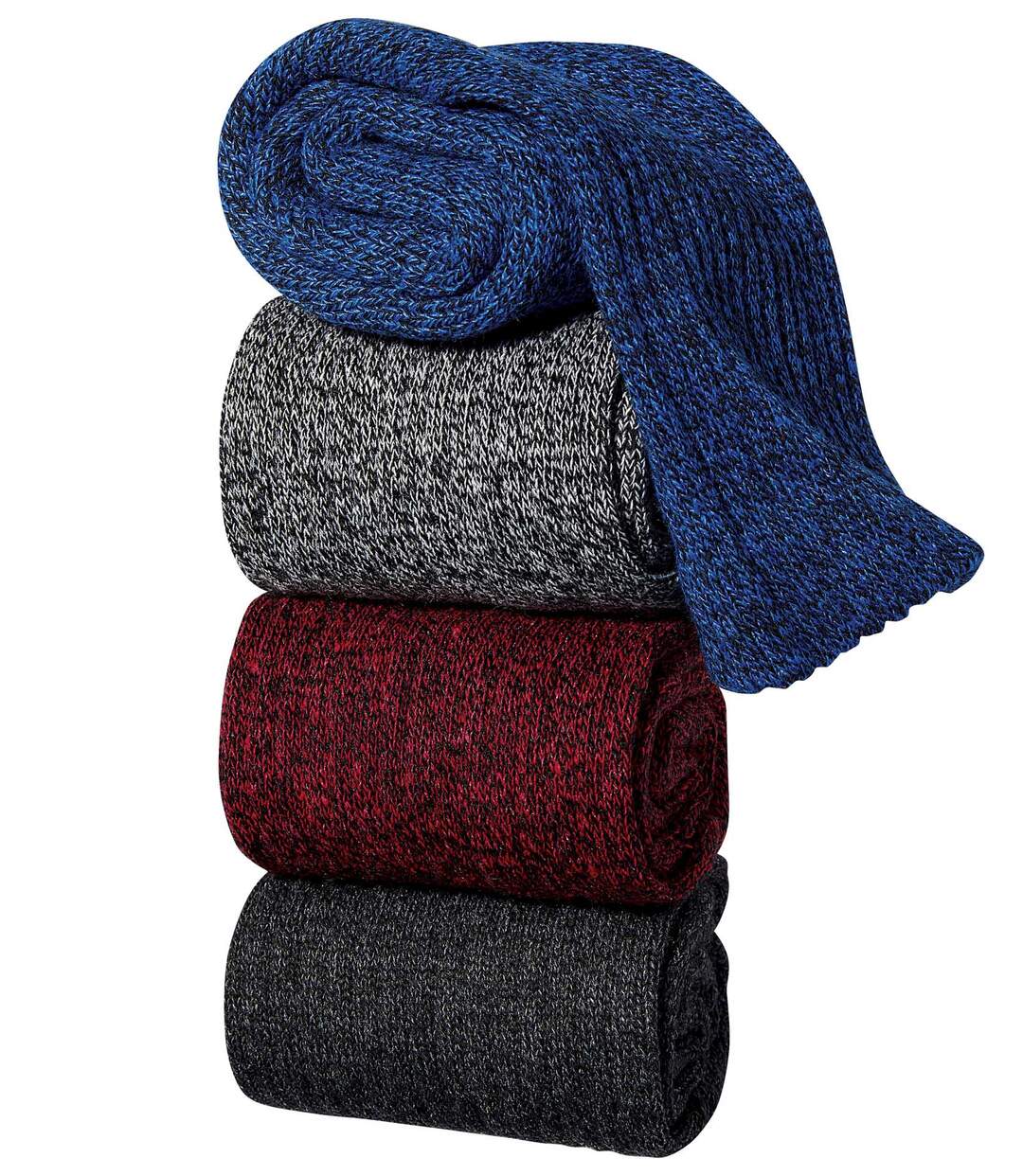 Lot de 4 Paires de Chaussettes Chinées